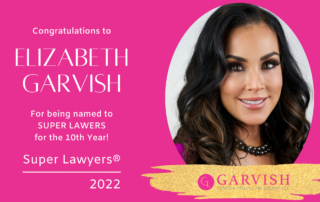 Elizabeth Garvish Super Lawyers 2022 10 Years