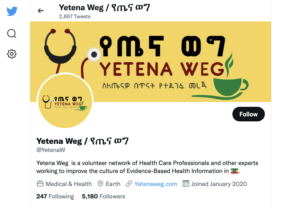 Yetena Weg is a volunteer network of health professionals