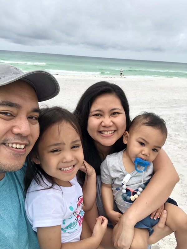 dr pia mendoza with family at the beach filipinos philippines