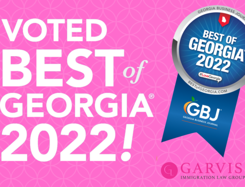 Garvish Immigration Law Group is a Best of Georgia® Winner