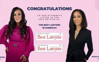 2025 Best Lawyers in America, Garvish Immigration Law Group, Atlanta, Georgia. Elizabeth L.A. Garvish and Nadia Deans Kalata